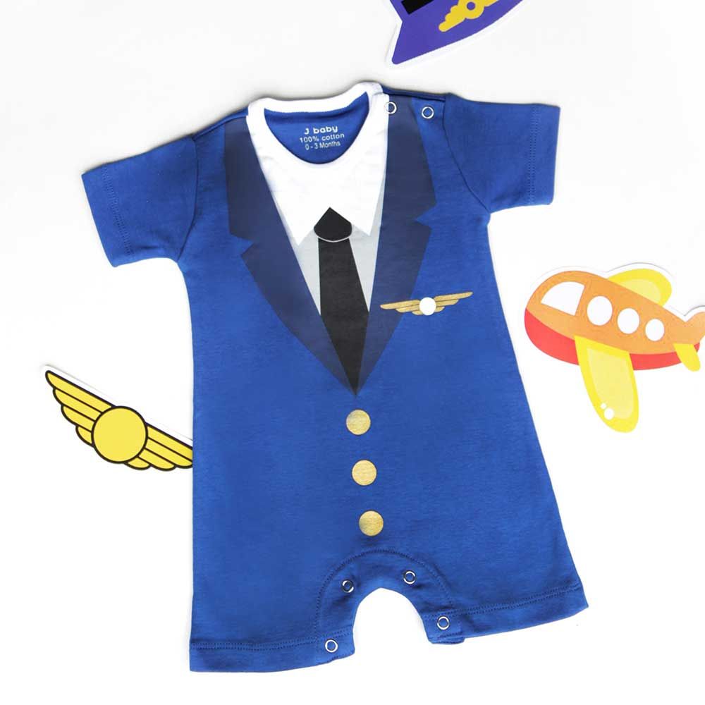 J-Baby Romper Pilot 0-3 month - 1