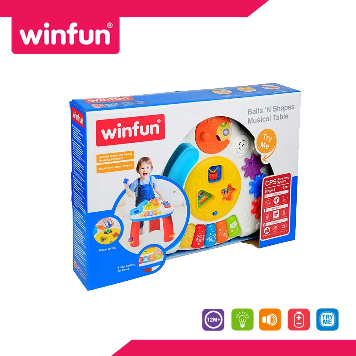 Winfun Ball 'n Shapes Musical Table - 1