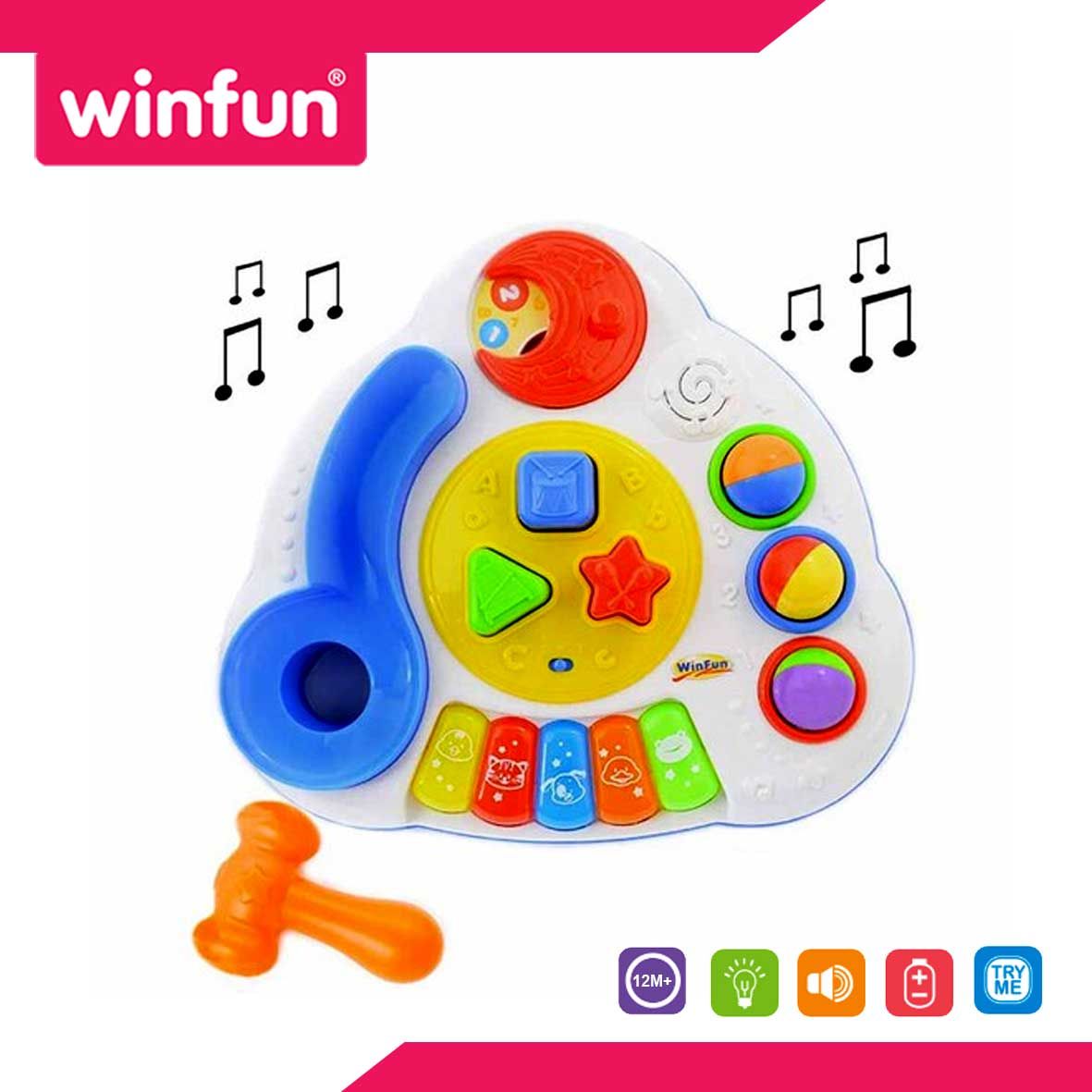 Winfun Ball 'n Shapes Musical Table - 4