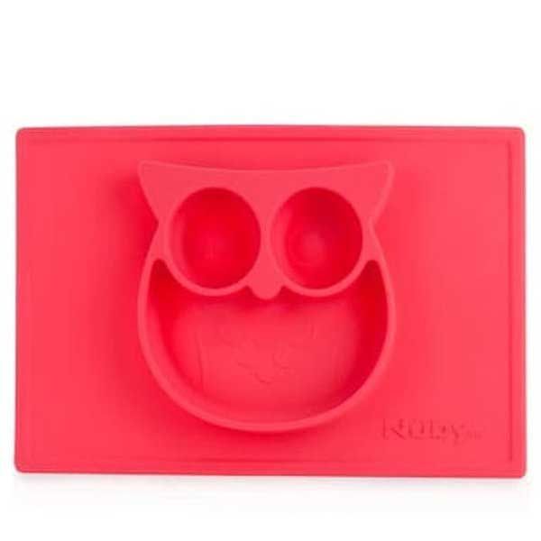 Nuby Sure Grip Miracle Mat SecTion Plate Pink - 1