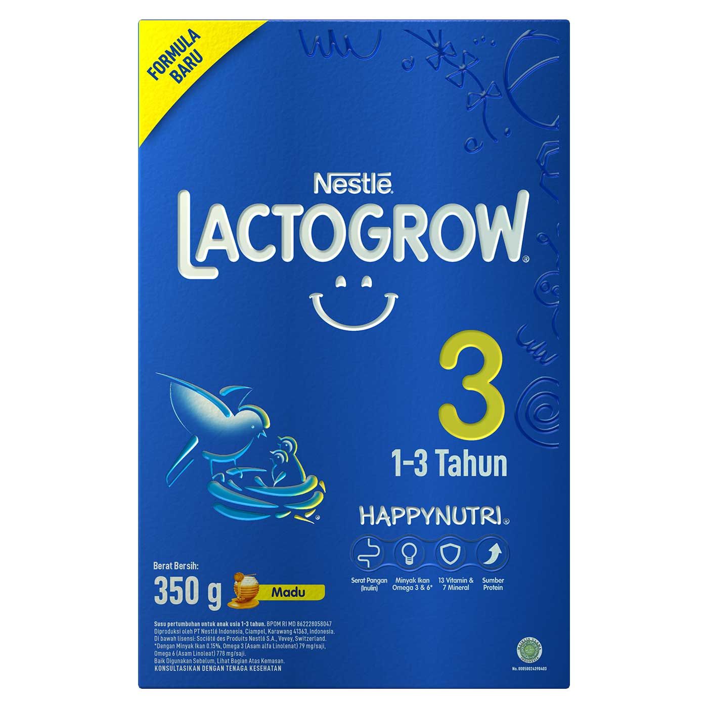 Lactogrow 3 Madu 350gr - 1