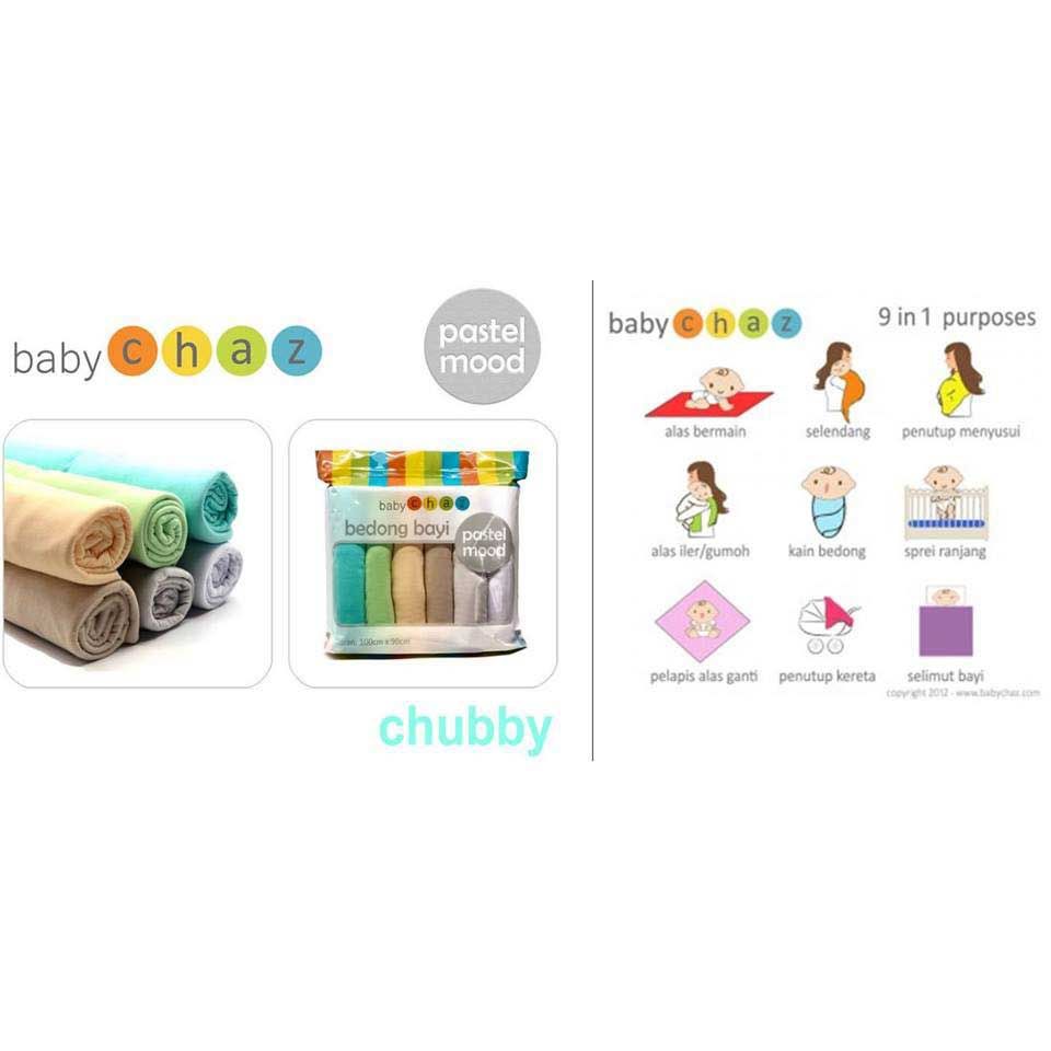 Baby Chaz Bedong Pastel Mood Isi 6 - Chubby - 1