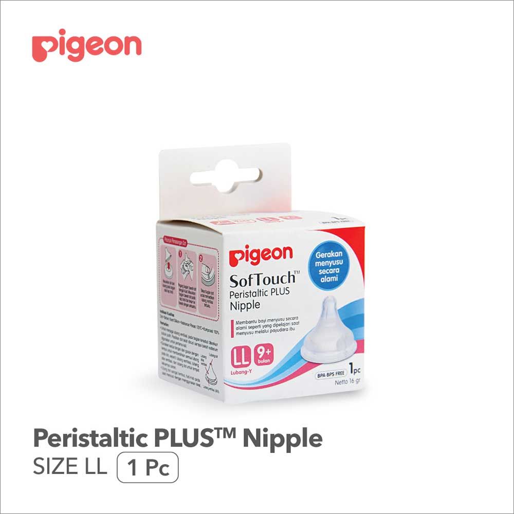 Pigeon Peristaltic Plus Nipple 1 Box LL - 1