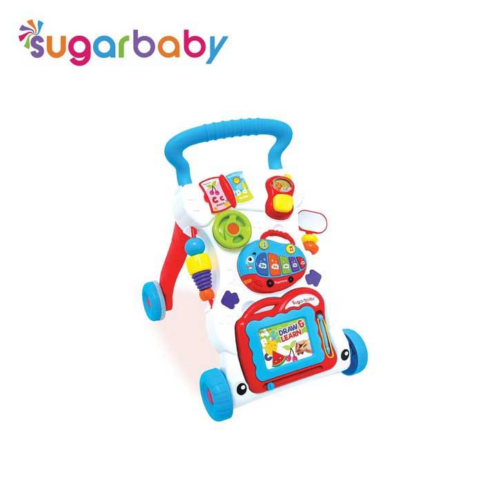 Sugar Baby Mini Car Push Walker Trunky - Red Blue - 2
