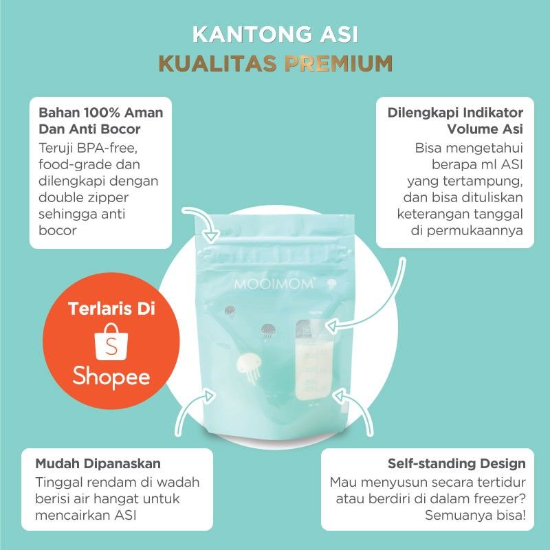 MOOIMOM Breastmilk Storage Bags Kantong ASI - 3
