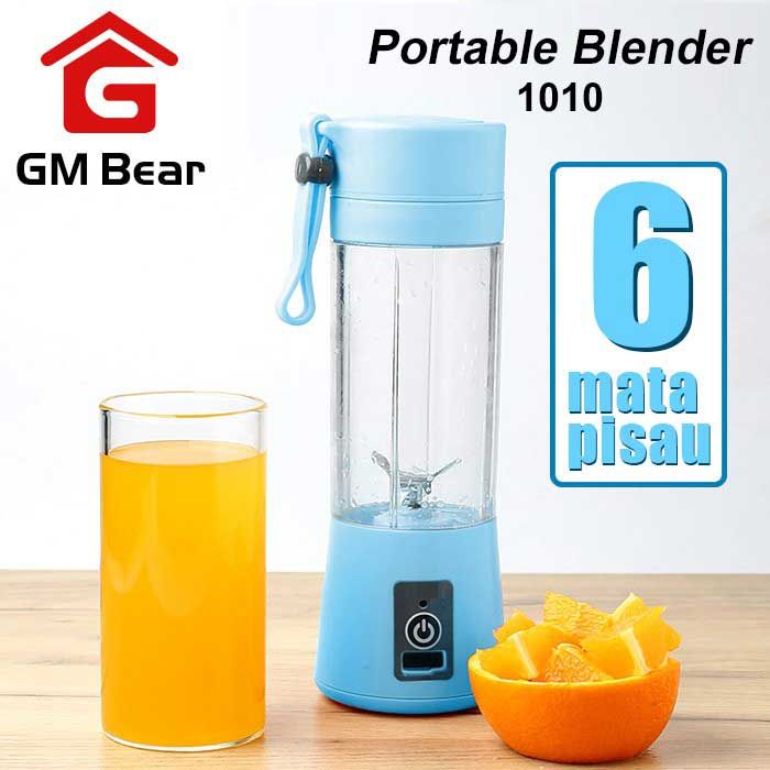 GM Bear Portable Blender dengan 6 Mata Pisau - 1