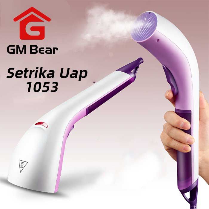 GM Bear Setrika Uap Genggam Fungsional 1053-Steam Ironer Purple - 1