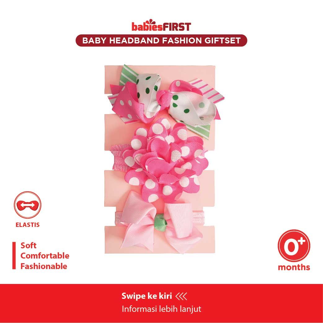 Babiesfirst Headband Korean Gift Box - Flowers Headband Tipe F - 1