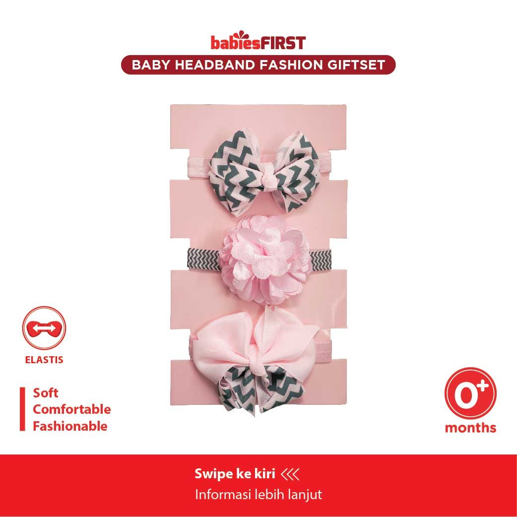 Babiesfirst Headband Korean Gift Box - Flowers Headband Tipe E - 1