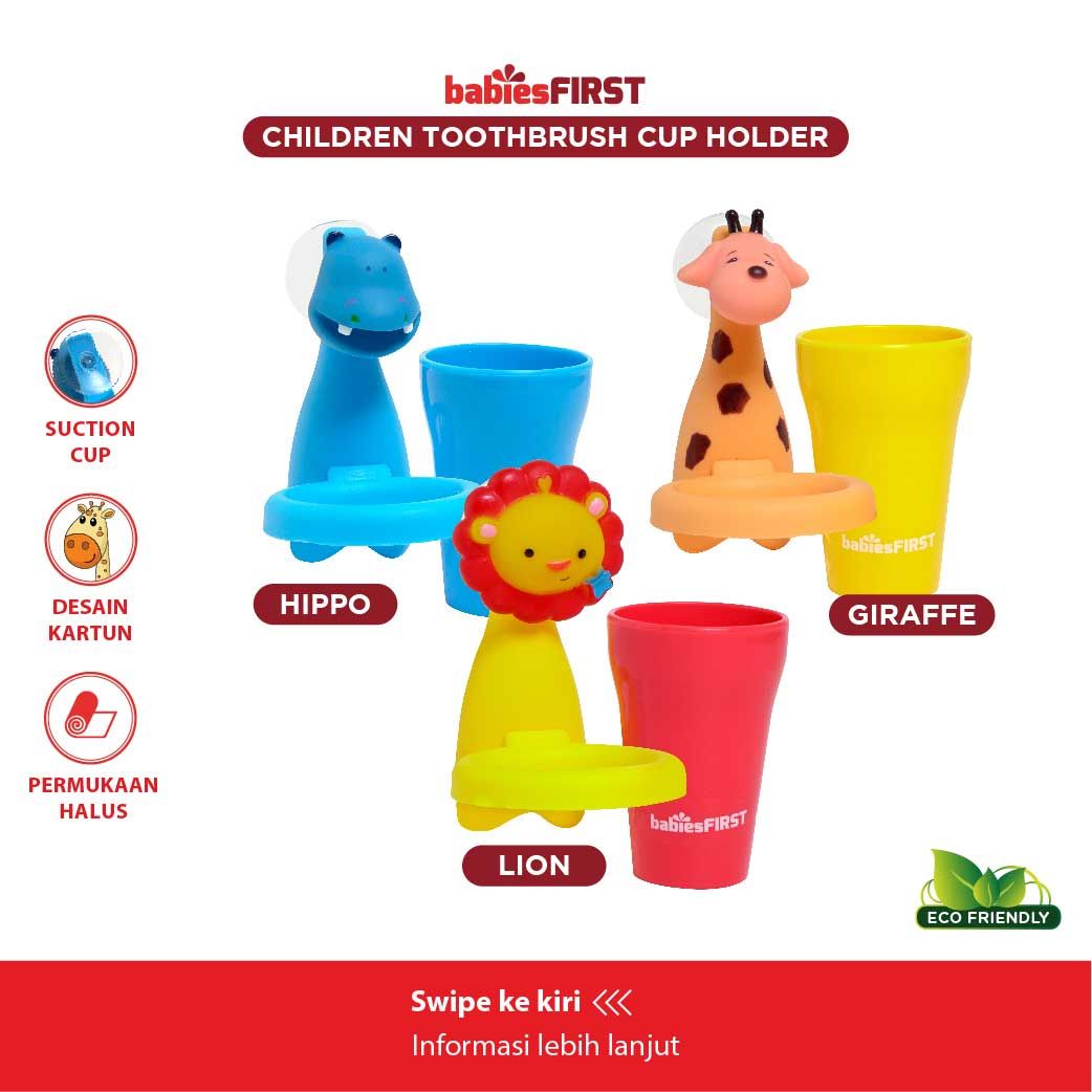 Babiesfirst Children Toothbrush Cup Holder BF804 Hippo - 4