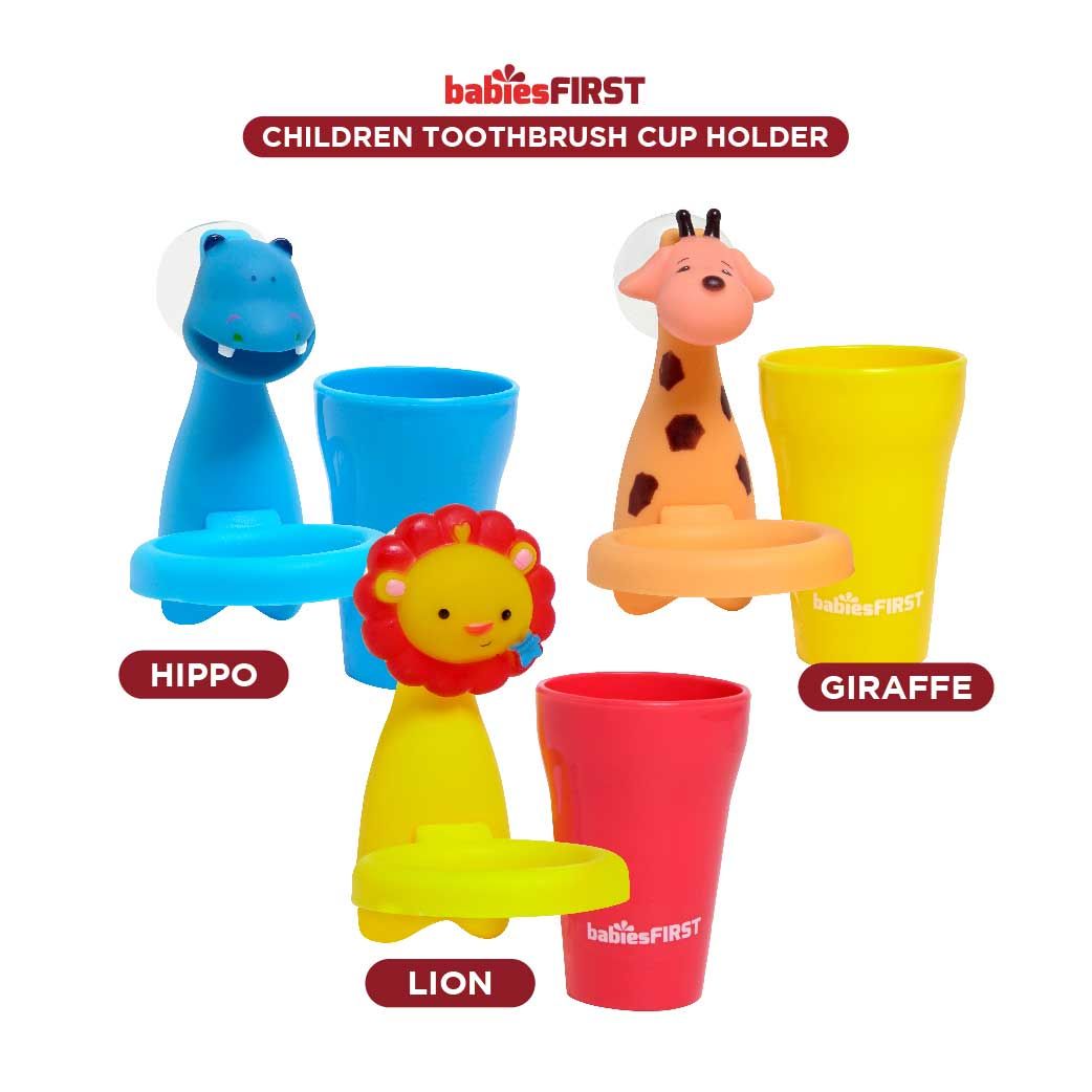 Babiesfirst Children Toothbrush Cup Holder BF804 Hippo - 5