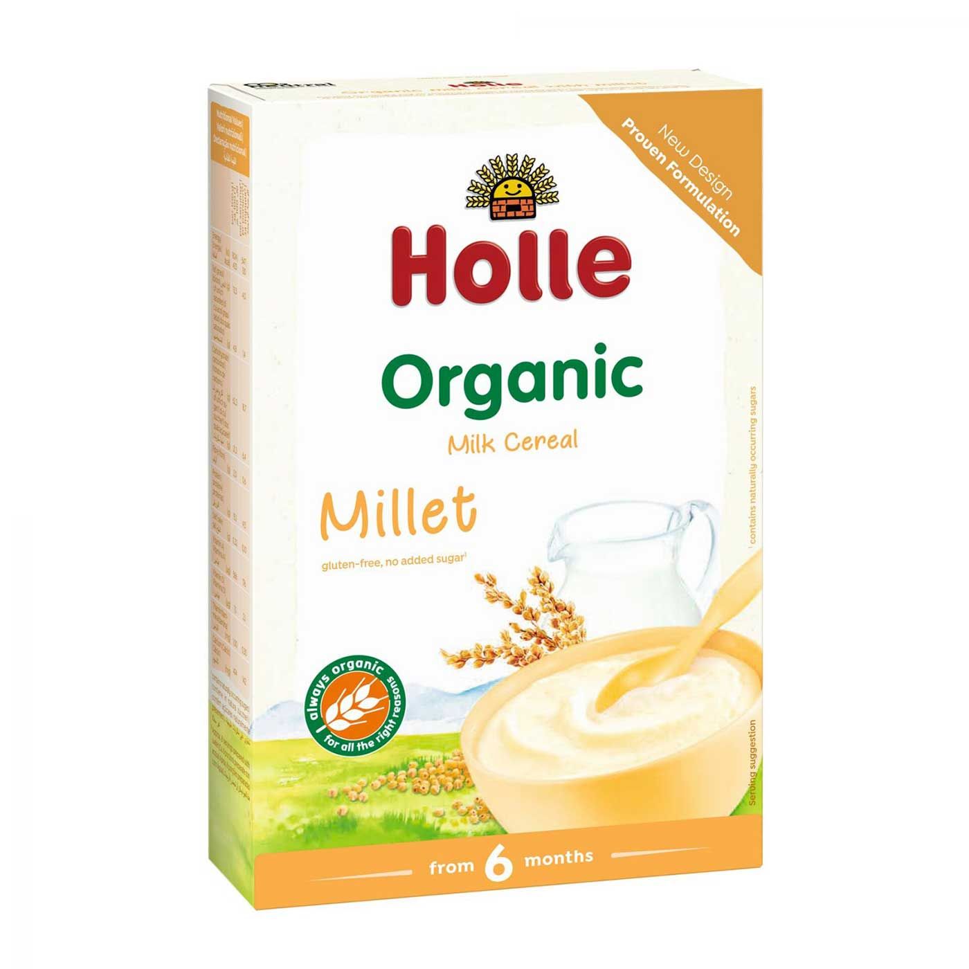 Holle Organic Milk Cereal with Millet 250g - 2