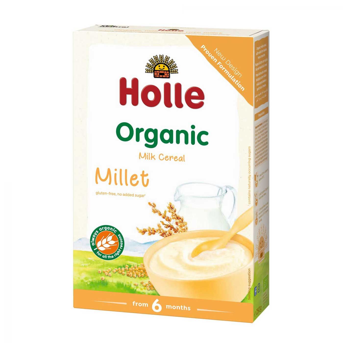 Holle Organic Milk Cereal with Millet 250g - 3