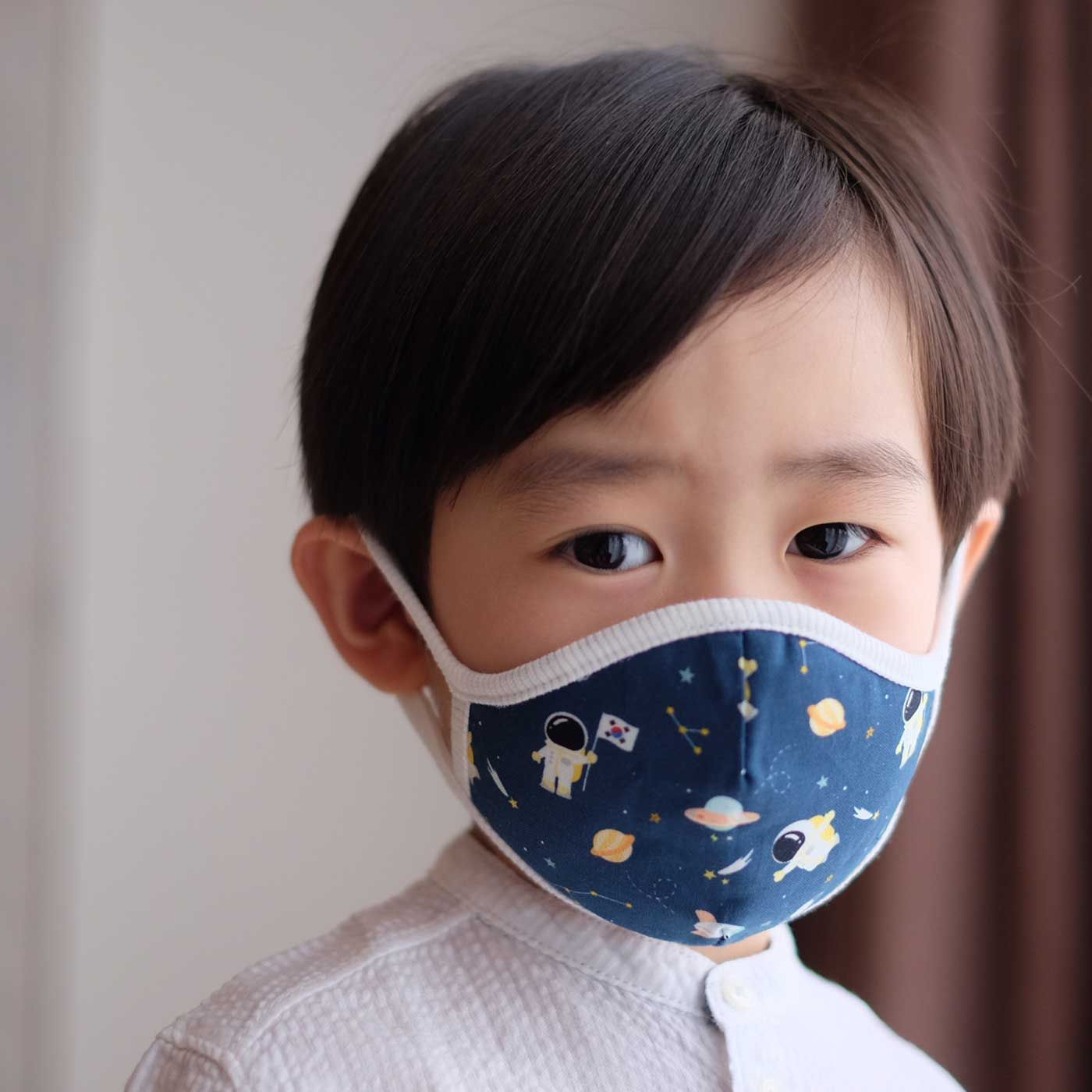 Down To Earth Korean Premium Kids Mask No 15 Motif Astro Boy Size S - 2