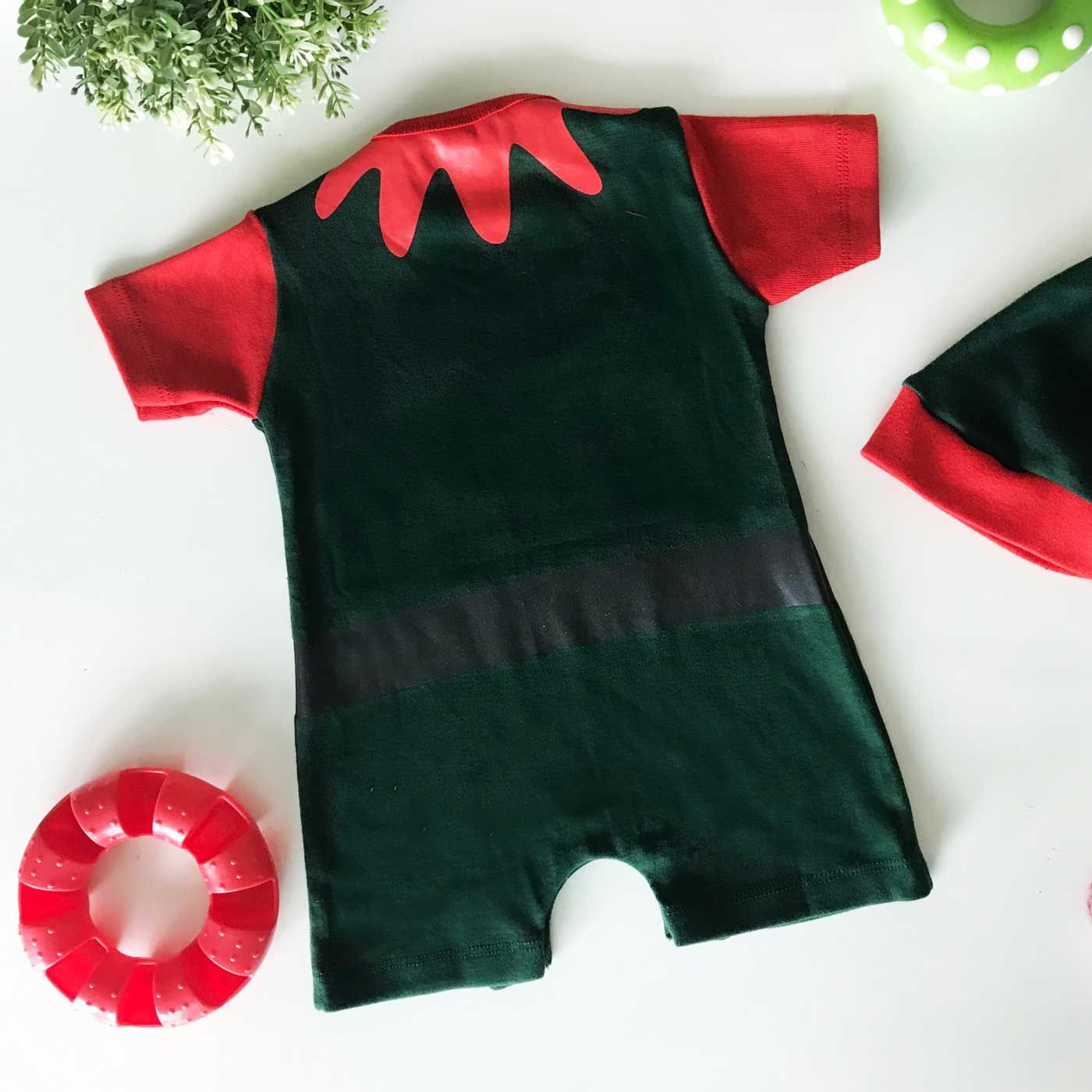 J-Baby Romper Elf With Gift 0-3 Month - 2