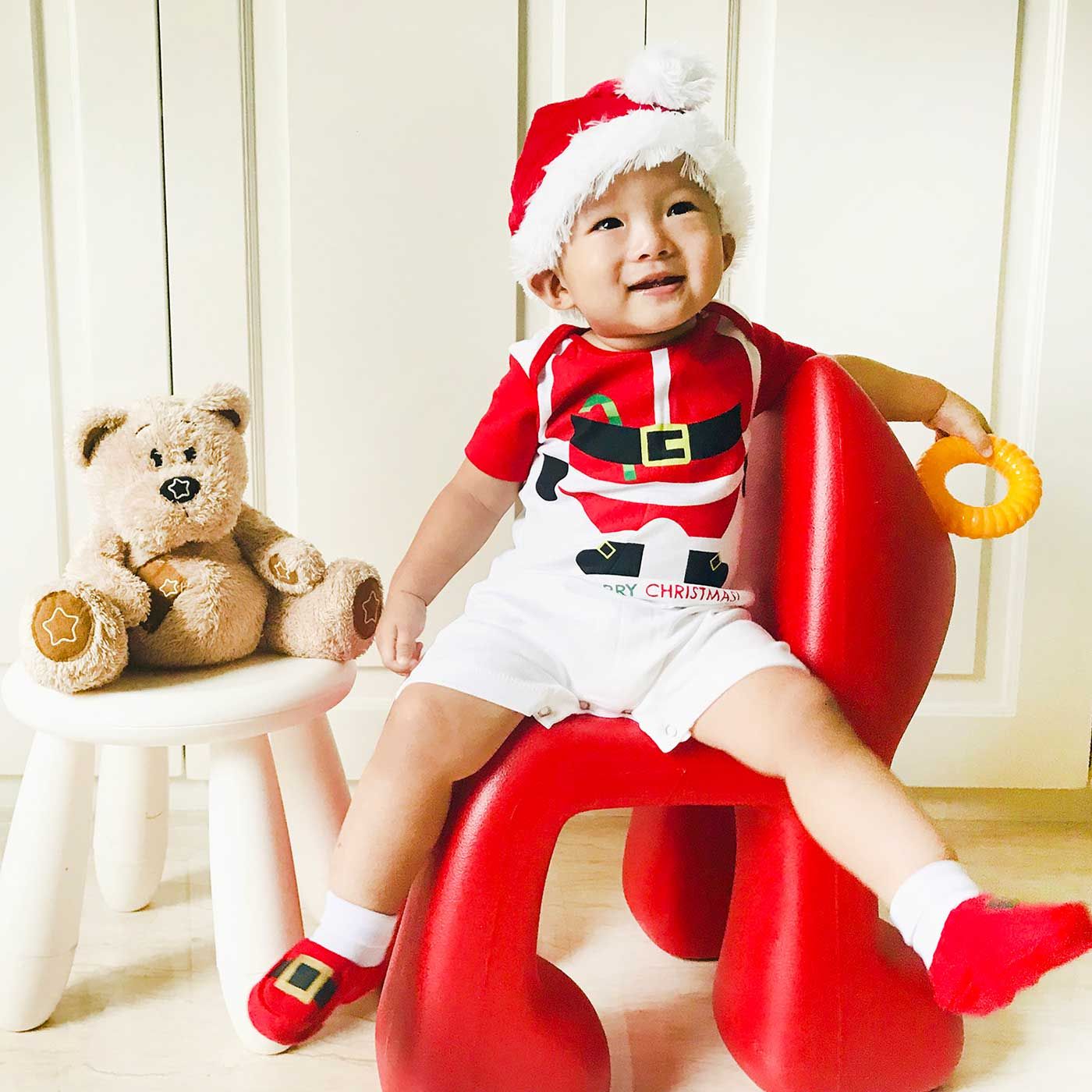 J-Baby Romper Santa Boy 3-12 Month - 2