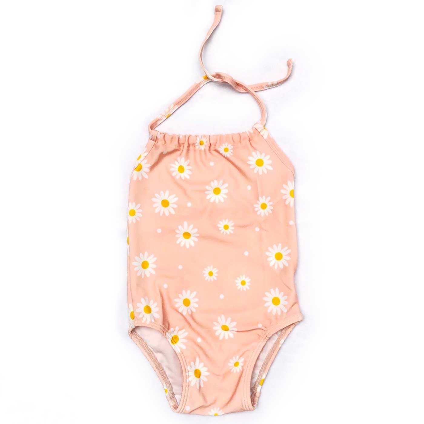 Little Whimsea Daisy Swimsuit in Peach - XL - 1