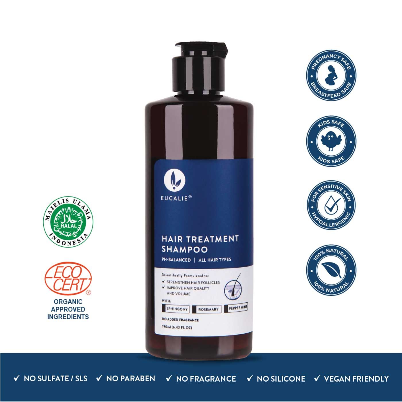 Eucalie Organic Hair Growth Treatment Shampoo 190ml - 1