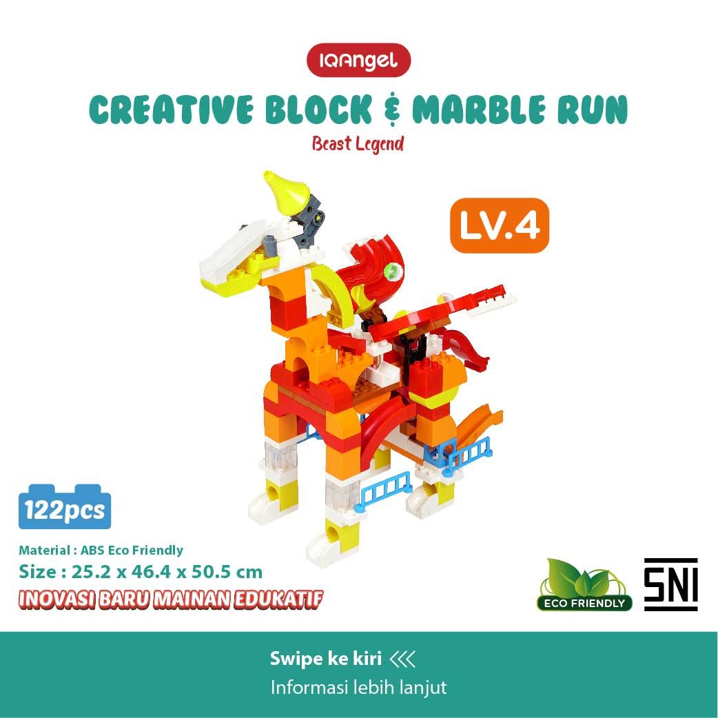 IQ Angle Creative Block & Marble Run Toys Beast Legend - IQ1026 - 4