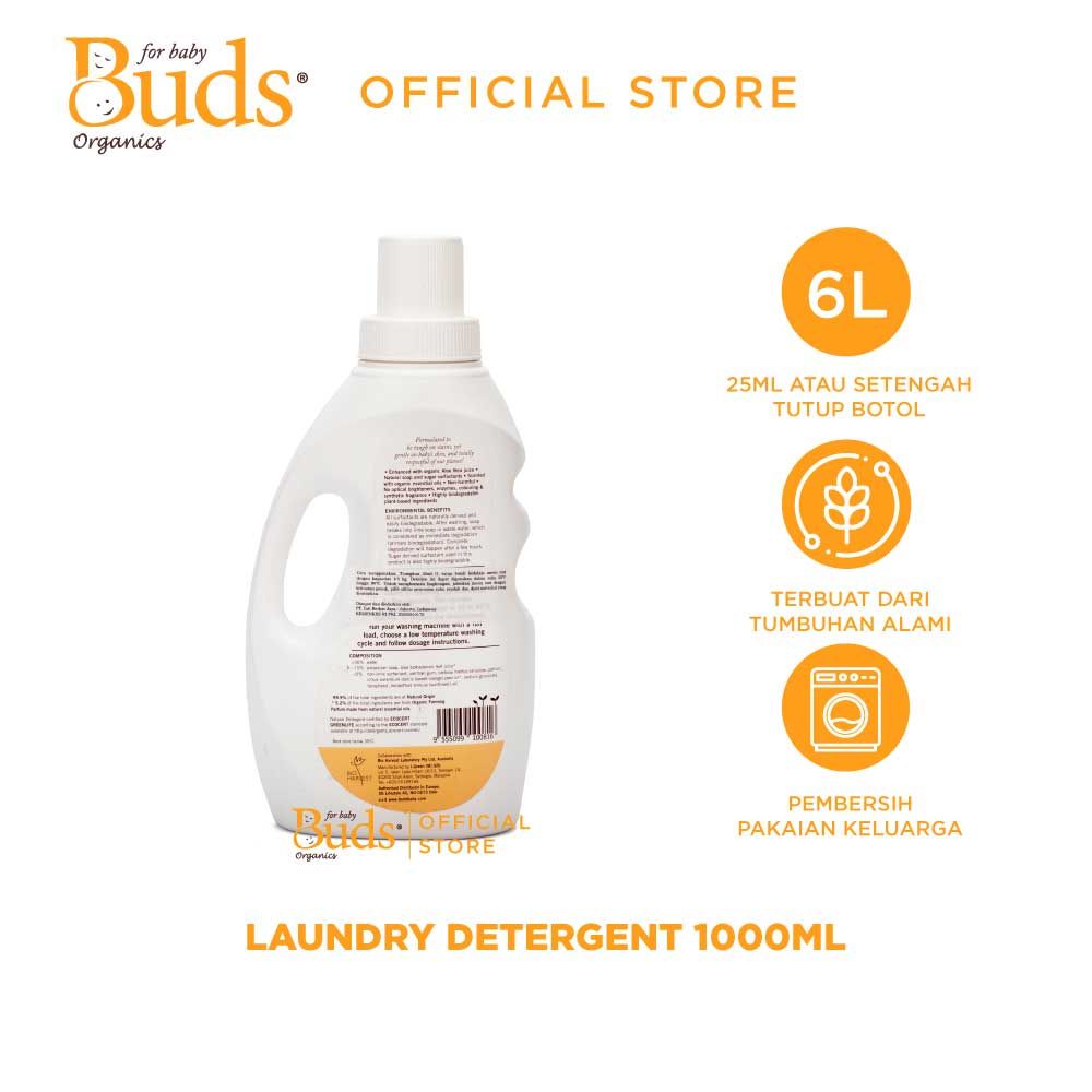 BUDS - Baby Safe Laundry Detergent 1000ml - 2