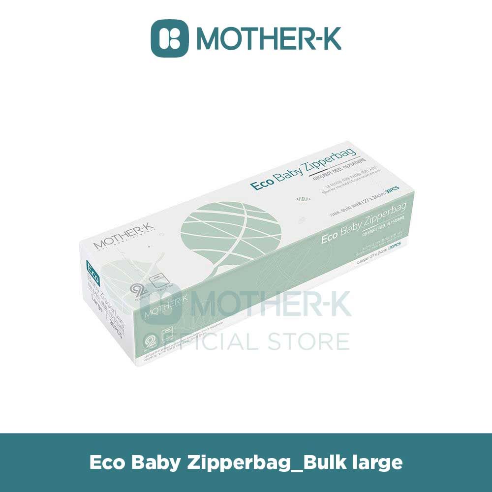 Mother-K - Eco Baby Zipperbag (30 pcs) - Large - 1