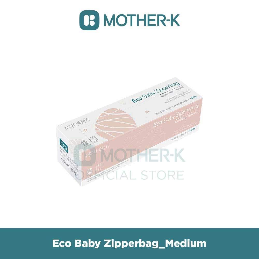 Mother-K - Eco Baby Zipperbag (30 pcs) - Medium - 1