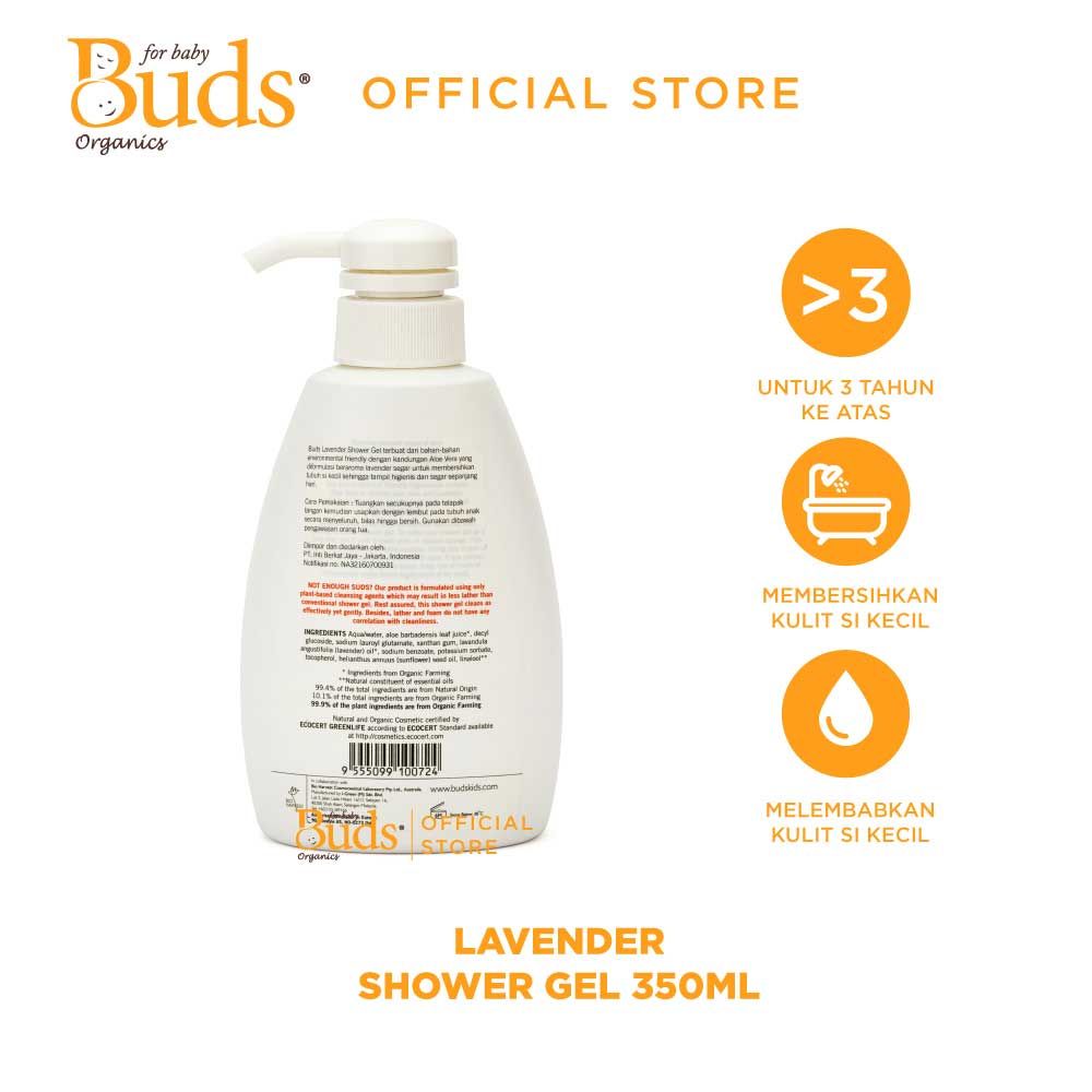 BUDS - Lavender Shower Gel 350ml - 2