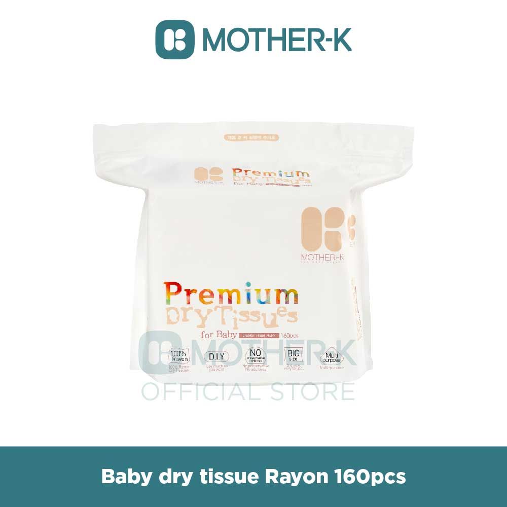 Mother-K - Baby Dry Tissue Rayon (160 pcs) - 1