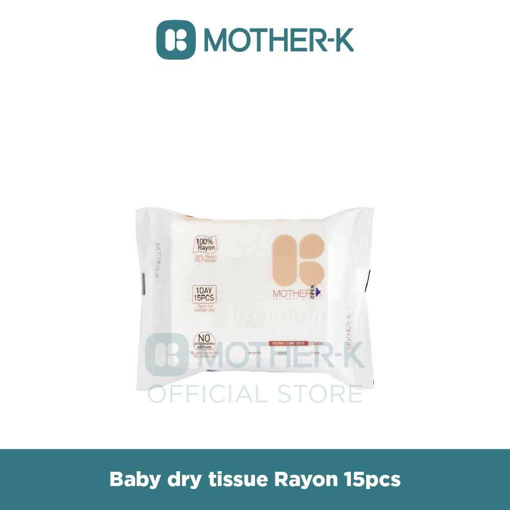 Mother-K - Baby Dry Tissue Rayon (15 pcs) - 1