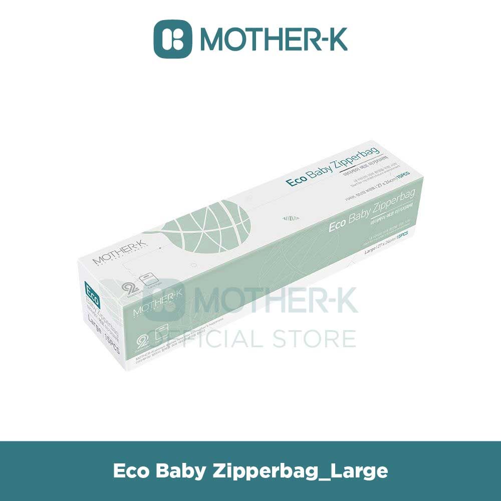 Mother-K - Eco Baby Zipperbag (15 pcs) - Large - 1