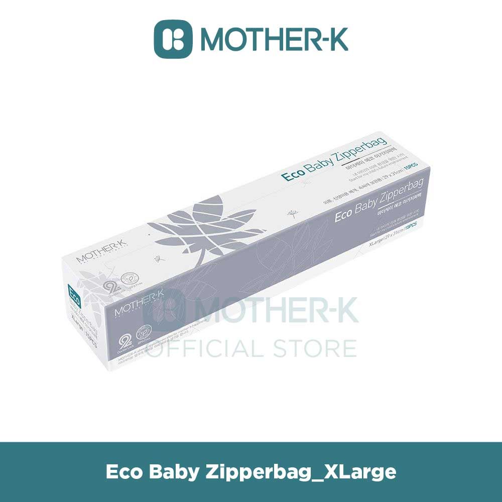 Mother-K - Eco Baby Zipperbag (15 pcs) - XL - 1