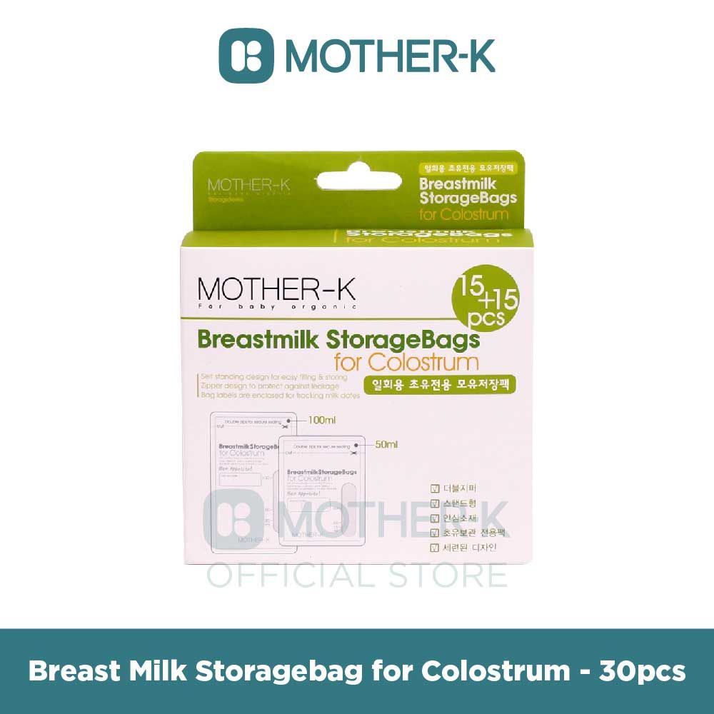 Mother-K - Breast Milk Storage Bags for Colostrum (30 pcs) - 1