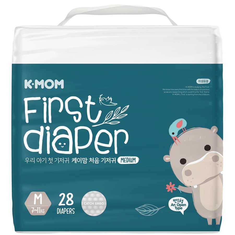 K-MOM - First Diaper Medium (28 pcs) - 1
