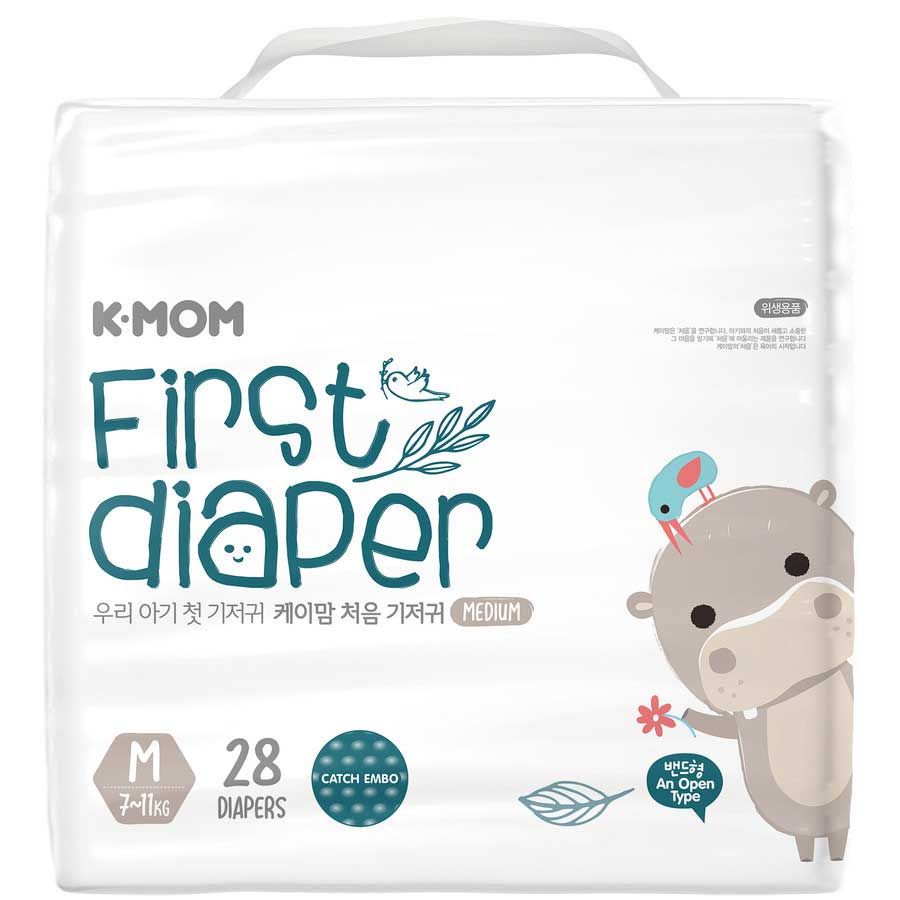 K-MOM - First Diaper Medium (28 pcs) - 2