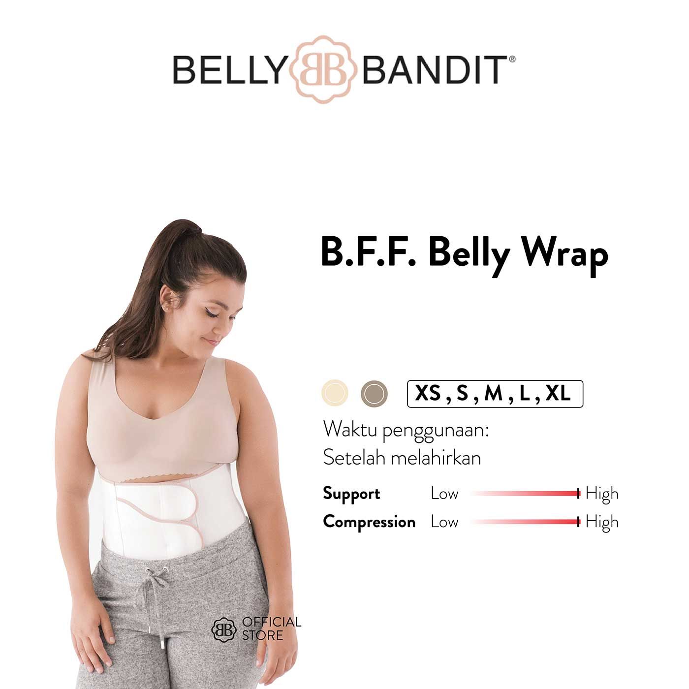Belly Bandit - B.F.F. Belly Wrap-Cream - S - 1
