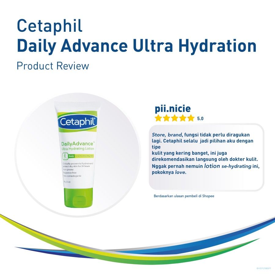 Cetaphil Daily Advance Ultra Hydrating Lotion 85g Pelembab Perawatan Tubuh Cocok Untuk Segala Jenis Kulit - 6