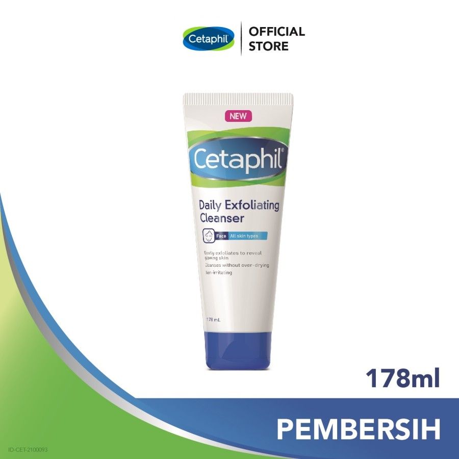 Cetaphil Daily Exfoliating Cleanser 178ml Pembersih Muka untuk Eksfoliasi Kulit Wajah - 1