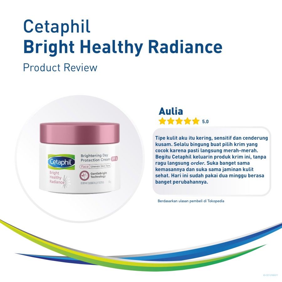 Cetaphil Bright Healthy Radiance Day Protection Cream SPF15 50g Pelembap Wajah untuk Mencerahkan - 6