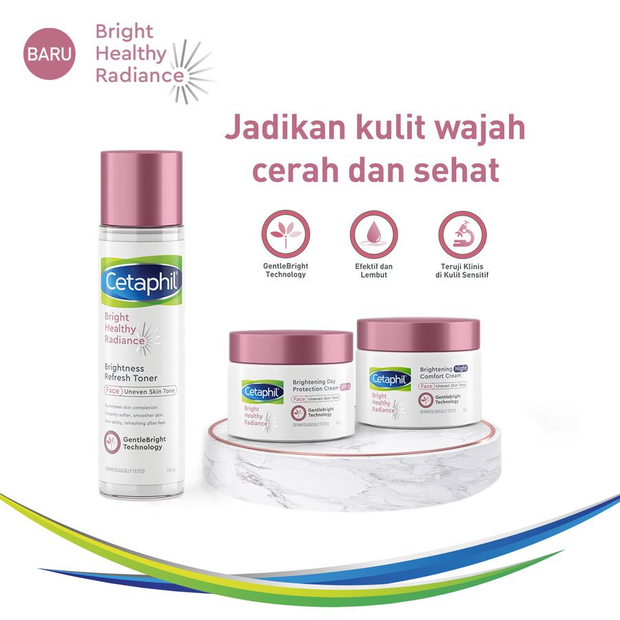 Cetaphil Bright Healthy Radiance Brightening Night Comfort Cream 50g Krim Malam & Pelembap Wajah untuk Mencerahkan - 4