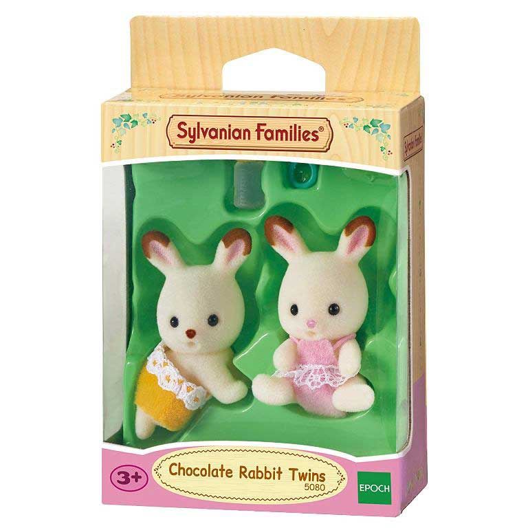 Sylvanian Families Mainan Koleksi Chocolate Rabbit Twins - 1
