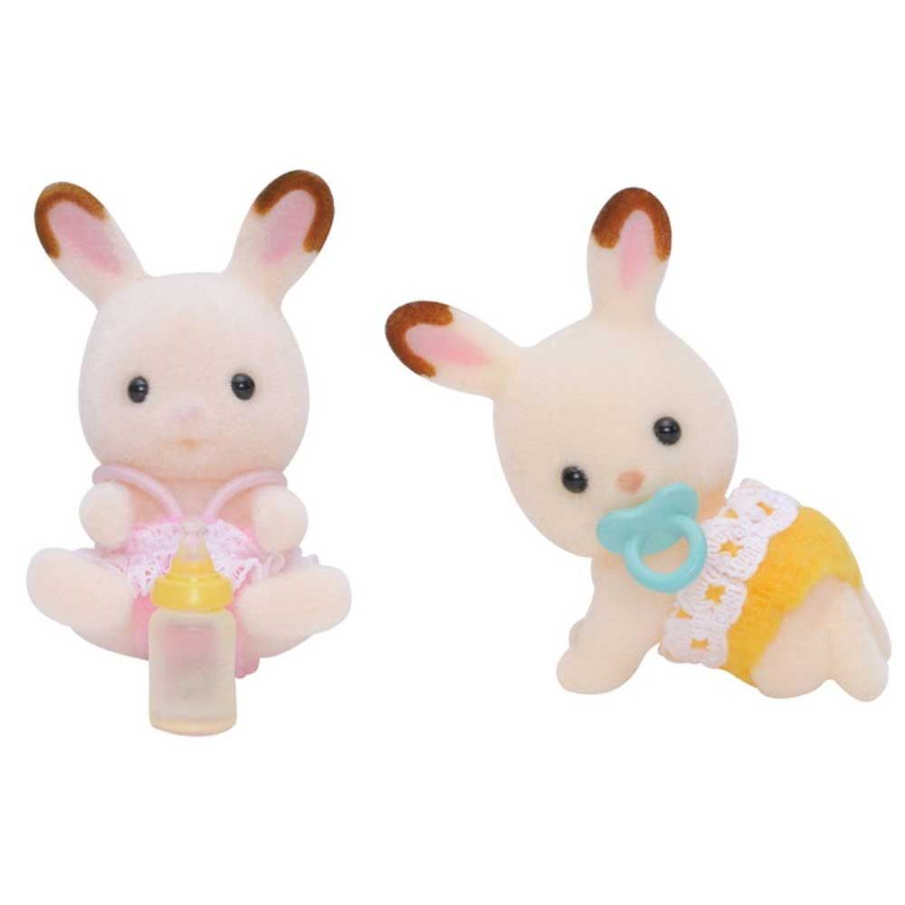 Sylvanian Families Mainan Koleksi Chocolate Rabbit Twins - 2