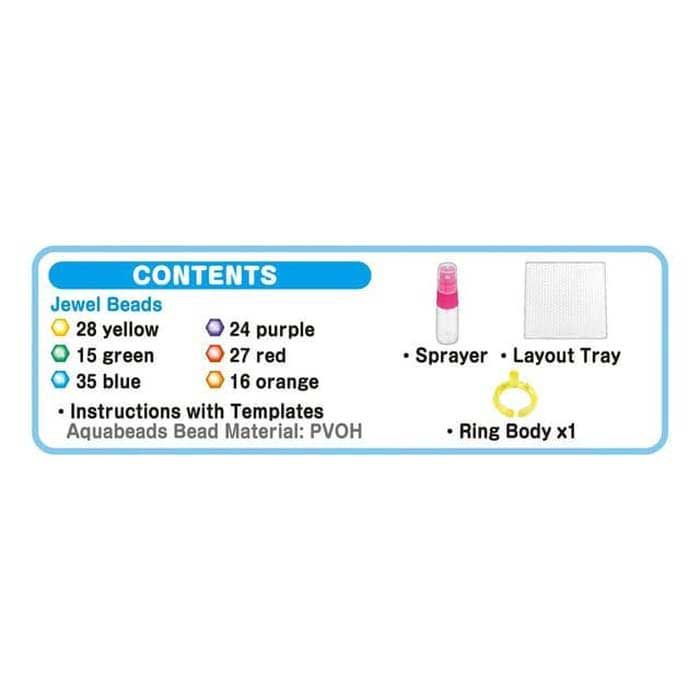 Aquabeads Mainan Edukasi Mini Bling Ring Pack - 2