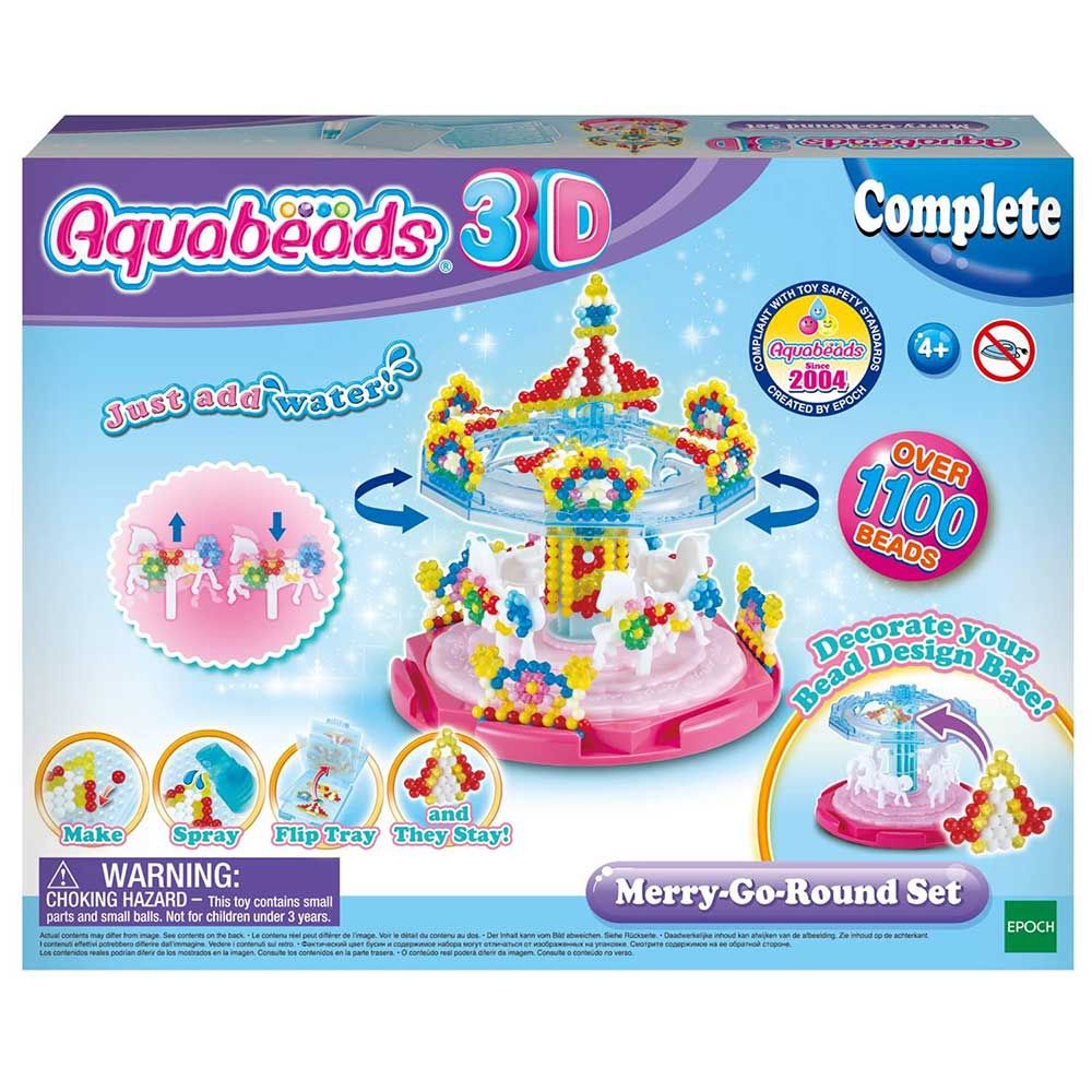 Aquabeads Mainan Edukasi 3D Merry-Go-Round Set - 1