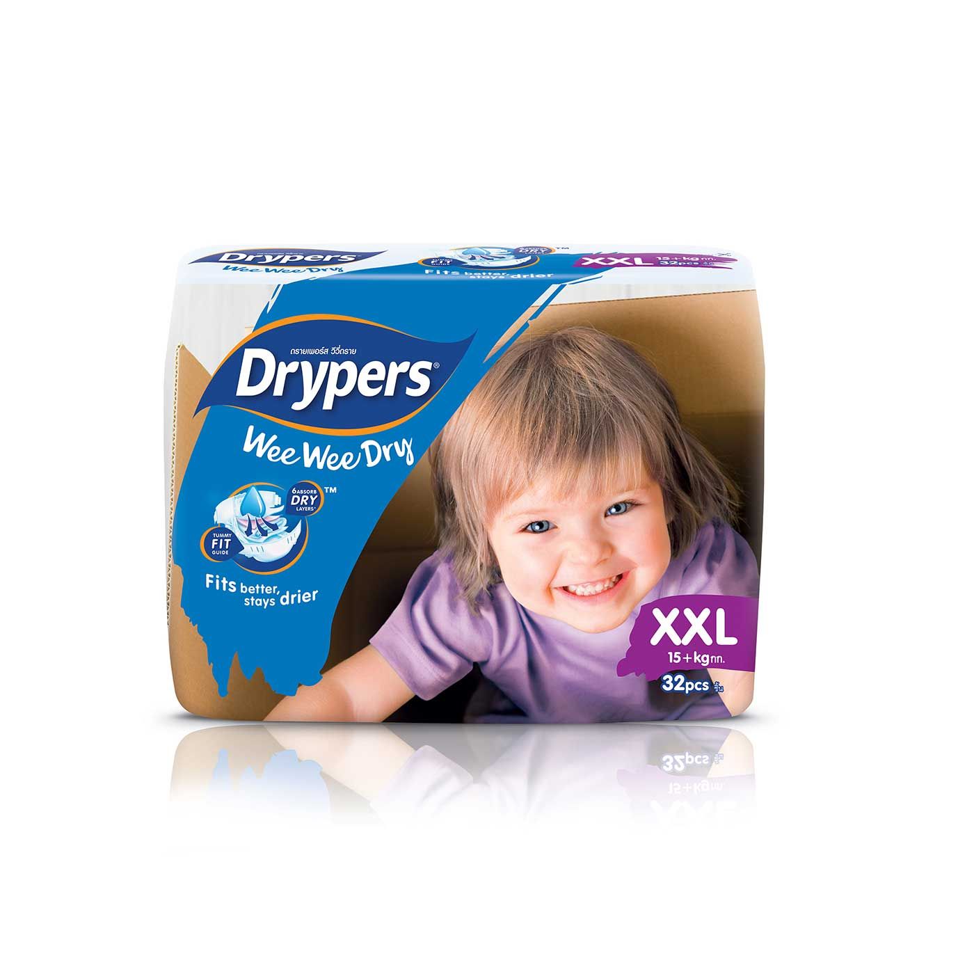 Drypers Wee Wee Dry - XXL 32s - 1