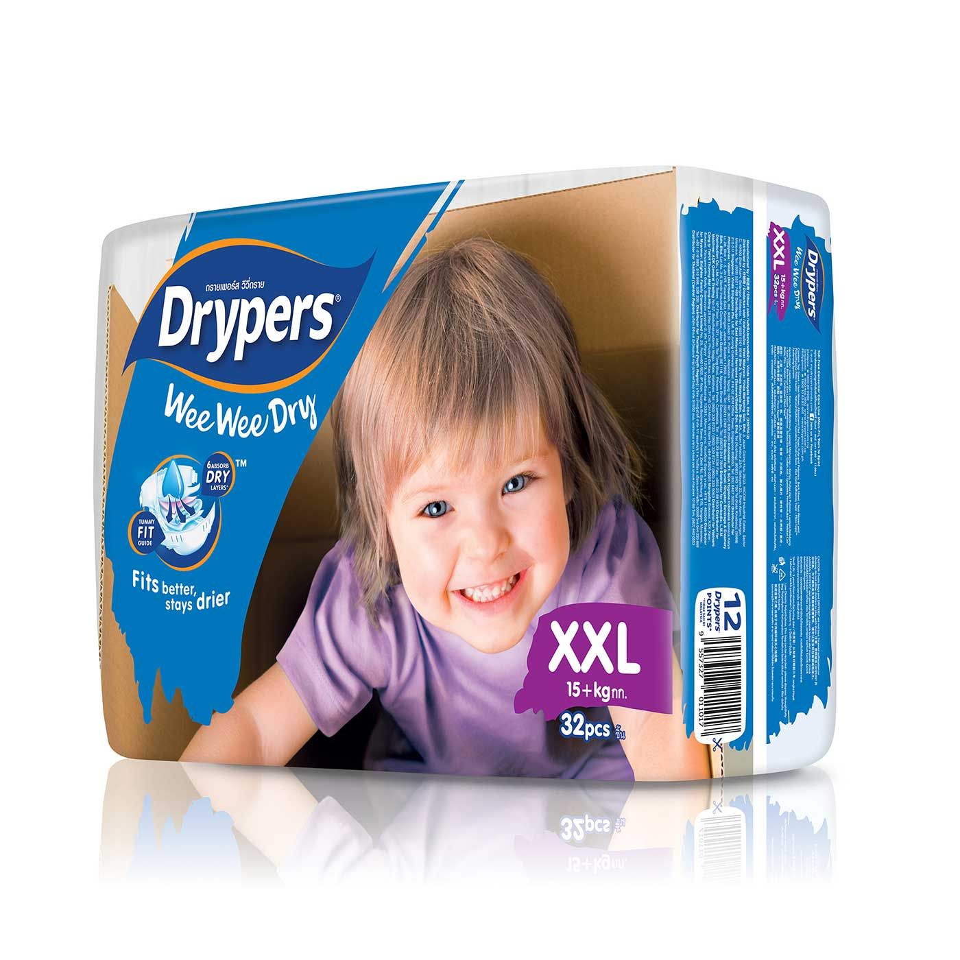 Drypers Wee Wee Dry - XXL 32s - 2