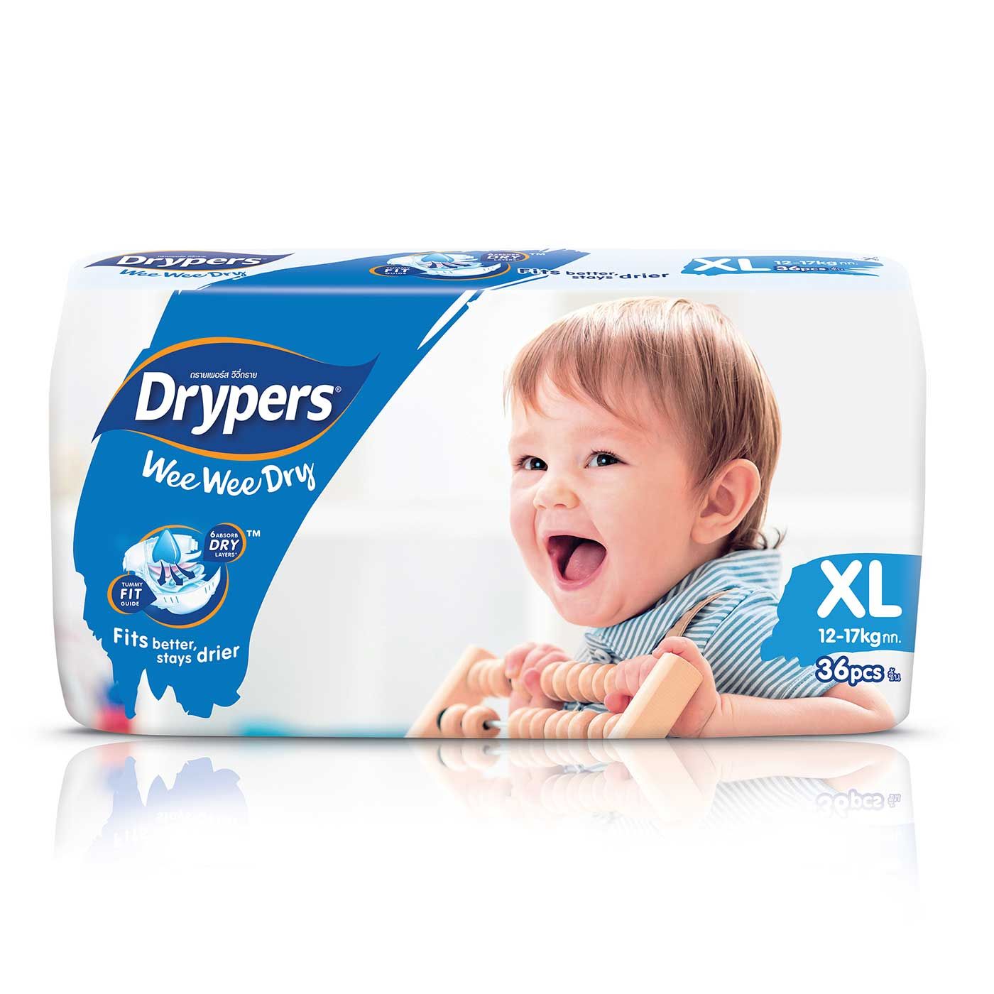 Drypers Wee Wee Dry - XL 36s - 1