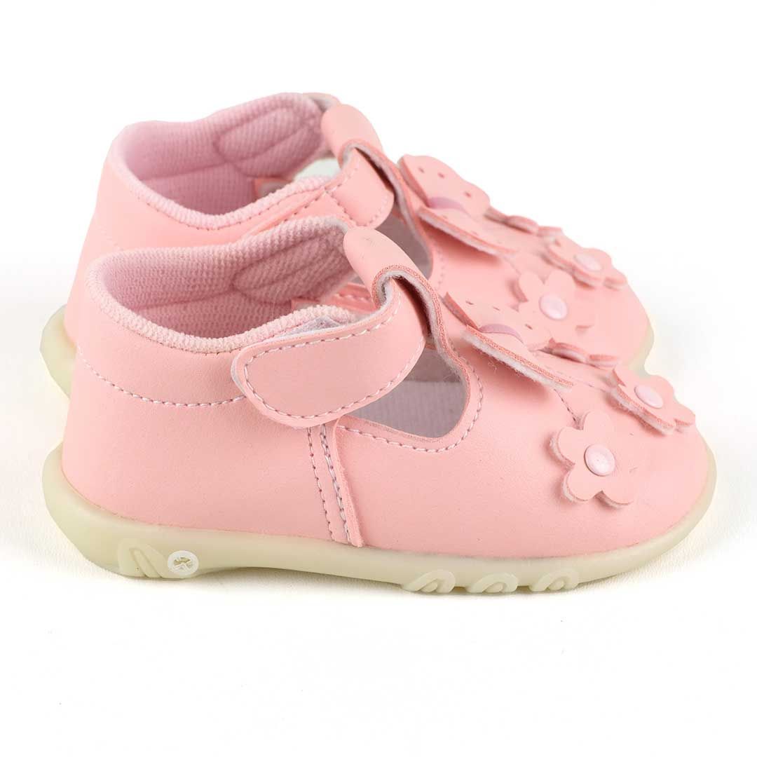 Happy Baby - Sepatu Bayi Bunyi Perempuan - PCB-809 - Pink - Size 21 - 2