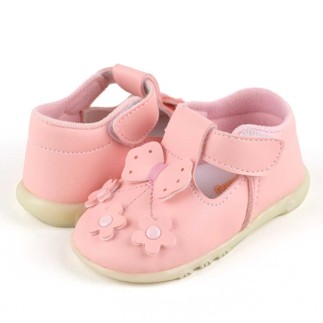 Happy Baby - Sepatu Bayi Bunyi Perempuan - PCB-809 - Pink - Size 21 - 3