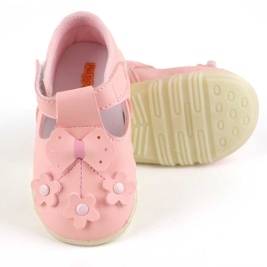 Happy Baby - Sepatu Bayi Bunyi Perempuan - PCB-809 - Pink - Size 21 - 4