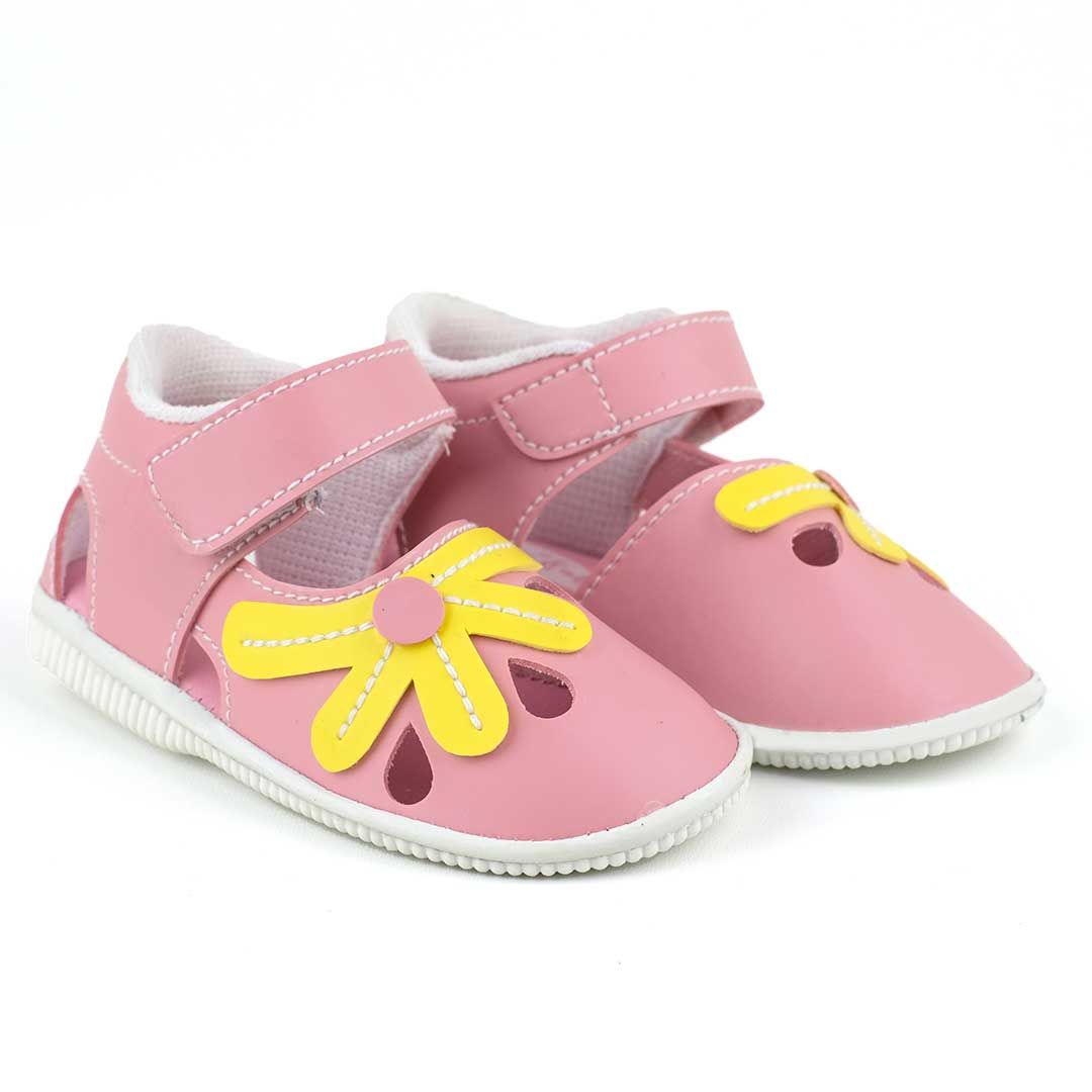 Happy Baby - Sepatu Bayi Bunyi Perempuan - SB-978 - Pink - Size 21 - 1